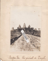 CAMBODGE Indochine ANGKOR VAT - Vue Générale Du Temple - Photo Originale Début XXe - Orte
