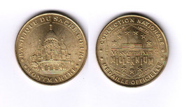 75  Paris  Sacré Coeur Montmartre  (7518 SCM 1/01) Monnaie De Paris - 2001