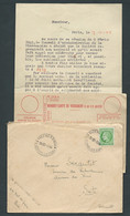 LAC Affr / MAURY  N°675 Oblit.Paris XIV- Annexe . 1 Porte D'Orléans 22/12/1945   - Malc 9701 - 1945-47 Ceres (Mazelin)
