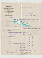 V . P : Gironde: Prés Bordeaux à BEAUTIRAN , Vin , J. De Goitisolo ( Berger-lusseau) ,à TORCHAMP , Orne 1912 - Publicidad