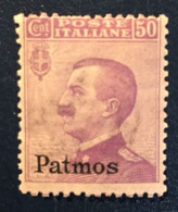 1912 - Italia Regno - Isole Dell'Egeo - Patmos 50 Cent - Nuovo  - A1 - Egée (Patmo)