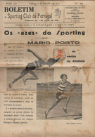 Lisboa - Boletim Do Sporting Clube De Portugal Nº 93, 30 De Setembro De 1930 (16 Páginas) - Jornal - Futebol - Estádio - Deportes