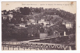 Jolie CPA Nice,  Quartier De Magnan, Cité Robiony, Vue Sur Bellet, 1918 - Other & Unclassified
