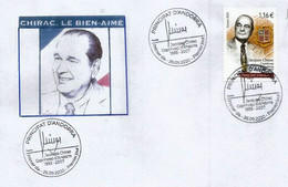 Homenaje A Jacques Chirac, "Le Bien-Aimé", Presidente Y Copríncipe De Andorra. FDC Andorra La Vella. 2020 - Storia Postale