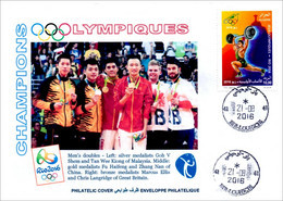 ARGELIA 2016 - Cover Olympic Games Rio 2016 Badminton China Malaysia Britain Olympische Spiele Olímpicos Olympics JO - Badminton