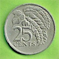 TRINITE ET TOBAGO / 25 CENTS / 1977 - Trinidad Y Tobago