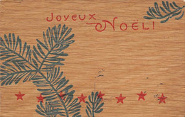 Thème. Carte Postale  Bois . Joyeux Noël     (voir Scan) - Autres & Non Classés