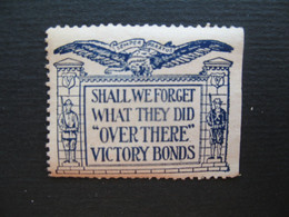 Vignette - Label Stamp - Vignetta Filatelico Aufkleber  Grande Bretagne Sahll We Forget What They Did Over There Victory - Sonstige
