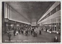 ROMA, Stazione Termini, Galleria - Cartolina Viaggiata  26/6/1959 - (591) - Stazione Termini