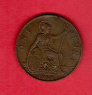 UK, 1929,  1 Penny , George V, KM838, C2242 - D. 1 Penny