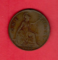 UK, 1930,  1 Penny , George V, KM838, C2243 - D. 1 Penny