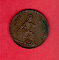 UK, 1937,  1 Penny , George V, KM845, C2245 - D. 1 Penny