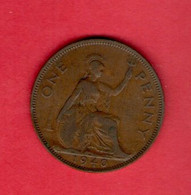 UK, 1940,  1 Penny , George VI, KM845, C2248 - D. 1 Penny