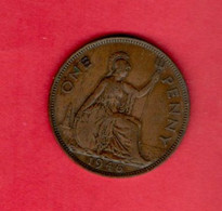 UK, 1946,  1 Penny , George VI, KM845, C2250 - D. 1 Penny