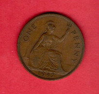 UK, 1947,  1 Penny , George VI, KM845, C2251 - D. 1 Penny