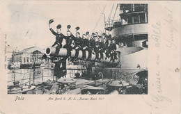 Pola  AM Bord S.M.S. "Kaiser Karl VI"  Schip - 1902 - Non Classés
