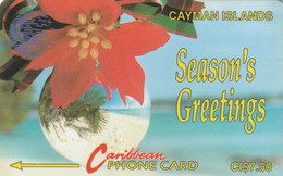 CAYMAN ISLANDS. Seasons Greetings (Blue New Logo). 1992. 10000 Ex. 4CCIA. (910) - Kaaimaneilanden