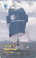 ISLAS VIRGENES BRITANICAS. Sailing Ship (Chip On Back). 1998. VG-C&W-CHP-0002. (880) - Islas Virgenes