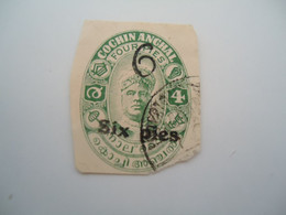 COCHIN  INDIA  USED  STAMPED   STAMPS   KING  OVERPRINT - Cochin