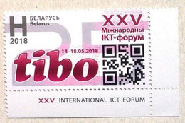 Belarus 2018.  XXV International ICT Forum TIBO.  MNH - Bielorussia