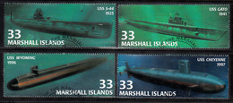 MARSHALL ISLANDS   SCOTT NO 754 A-D   USED  YEAR  2000 - Marshall