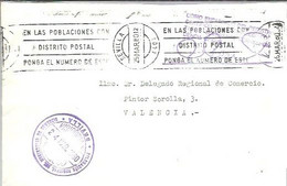 DELEGACION DEL MINISTERIO DE COMERCIO  SEVILLA   1980 - Franquicia Postal