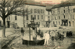 Lacaune Les Bains * La Place Du Griffoul * La Fontaine * Café * Villageois - Other & Unclassified