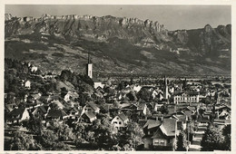 Real Photo Buchs SG Schweiz Mit Den Kreuzbergen Photo Eggenberger Walzenhausen - Buchs