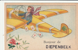 Diepenbeek : Bonjour De ...( Avion ) - Diepenbeek