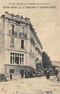 CPA 63 SAINT GERMAIN L'HERM GRAND HOTEL DE LA TERRASSE ET TOURING HOTEL - Autres & Non Classés