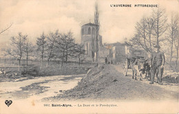 CPA 63 SAINT ALYRE LA DORE ET LE PRESBYTERE - Autres & Non Classés