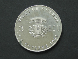 Euros Des Villes - Ville De ROANNE - 3 Ecu - 1-9 Octobre 1995   **** EN ACHAT IMMEDIAT **** - Euros Des Villes