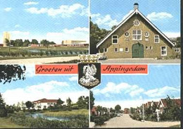 Nederland Holland Pays Bas Appingedam Met Kazerne En School - Appingedam