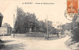 CPA 76 AUFFAY ROUTE DE BELLENCOMBRE - Auffay
