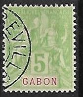 GABON N°19  Oblitération De Libreville - Usados