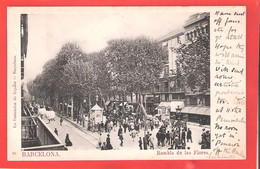 ESPANA DOS SIMPLE BARCELONA RAMBLA DE LAS FLORES No49 LA ILLUSTRATION DE ESPANA CIRCULADA SEE MORE SPAIN - Barcelona