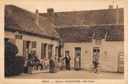 CPA 89 GRON MAISON HAMONIERE CAFE TABAC - Autres & Non Classés