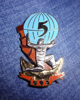 Insigne CCS 5° Régiment Inter Armes D’Outre Mer - Djibouti - Armée Française - Medical Services