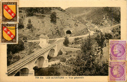 Bourgs Sur Colagne * Village Hameau Les Ajustons * Vue Générale * Pont Ligne Chemin De Fer - Other & Unclassified