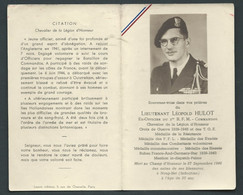 Souvenez Vous Du Lieutenant Léopold Hulot  Mort En Indochine En 1948  -   Lm21102 - Obituary Notices