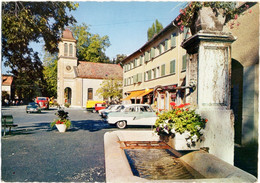 Petit-Saconnex Geneve-2124-La Place Et La Temple, Geneva C1960s - GE Genève