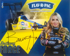 Brittany Force ( American Race Car Driver) - Handtekening