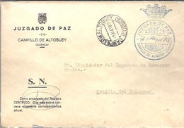 JUZGADO DE PAZ DE CAMPILLO DE ALTOBUEY 1980 CUENCA - Franchise Postale