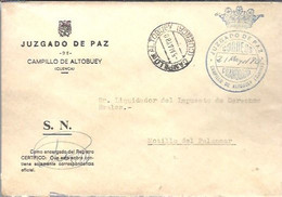 JUZGADO DE PAZ DE CAMPILLO DE ALTOBUEY 1980 CUENCA - Franquicia Postal