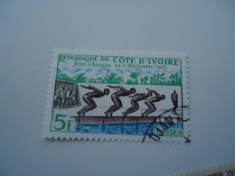 IVORY COAST USED STAMPS SPORTS - Diving