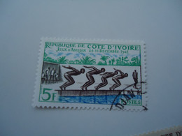 IVORY COAST USED STAMPS SPORTS - Plongée