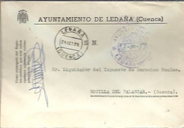 AYUNTAMIENTO DE LEDAÑA CUENCA 1979 - Franchigia Postale