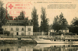 Joigny * Sous Préfecture * Bateau Vapeur * Cachet : Société De Secours Aux Blessés Militaire * Croix Rouge * Red Cross - Joigny