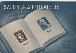 SALON De La PHILATELIE   25 Mai -10 JUIN 1946 - Timbri