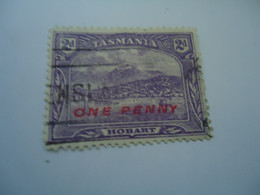 TASMANIA  USED STAMPS LANDSCAPES OVERPRINT - Other & Unclassified